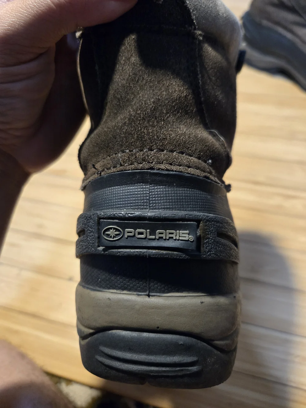 Polaris Thermolite Men's Black and Brown Insulated Winter Boots
